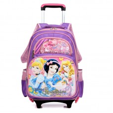 Snow white rolling luggage